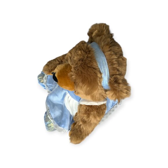 Build-A-Bear BAB Blue Sparkle Cinderella Princess Dress & Slipper Shoes Outfit - Picture 5 of 11